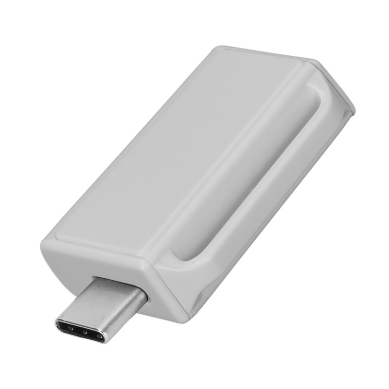 USB Flash Portable White Plastic Push Pull Flash Disk for