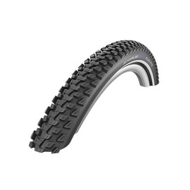 SCHWALBE Marathon Plus HS 468 Smartguard MTB Bicycle Tire with Wire Bead in Black/Reflex - 26 x 2.25