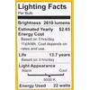 GE Ultra Bright LED A21 Light Bulb, 22 watts, 2610