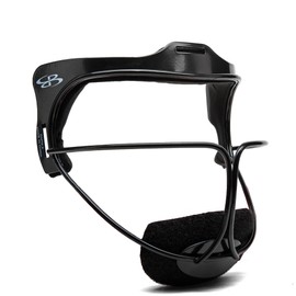 Boombah DEFCON Advanced Titanium Fielder's Mask Black - Size Adult