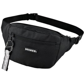 Klux Mines Body Bag, Waist Bag, Black, Black