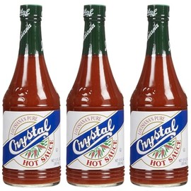 GeauxDat Cajun Favrits Crystal Hot Sauce, 12 oz., Pack of 3