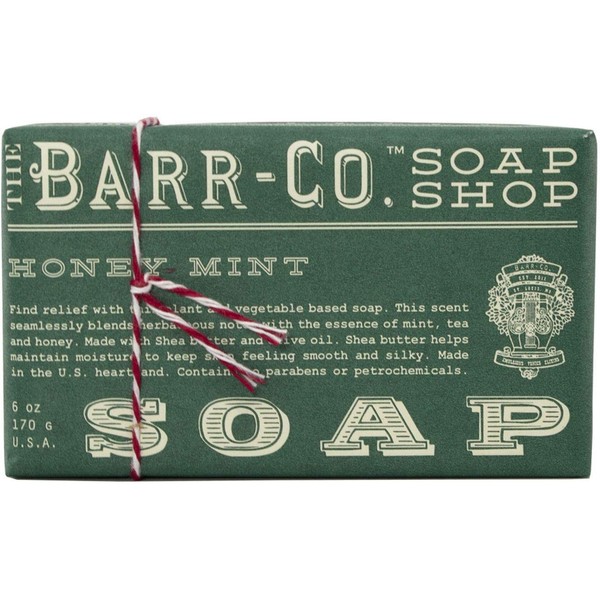 Barr Co. Triple Milled Bar Soap 6 Oz. - Honey Mint