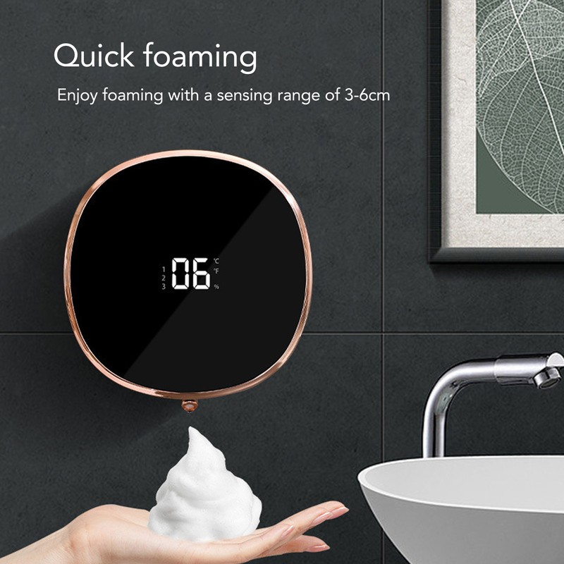 Automatic Soap Dispenser Wall Mounted Fast Foaming Infrared Induction Hand