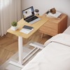 FLEXISPOT Mobile Standing Desk with Wheels Pneumatic Laptop Desk Rolling