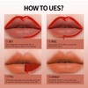 WAJJYM Double-head design Lip Stain Lip Liner Stain,Matte Finish Peel