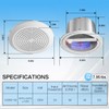 V2262-50 7 Inch Bathroom Exhaust Fan, 50 CFM Quiet Ceiling