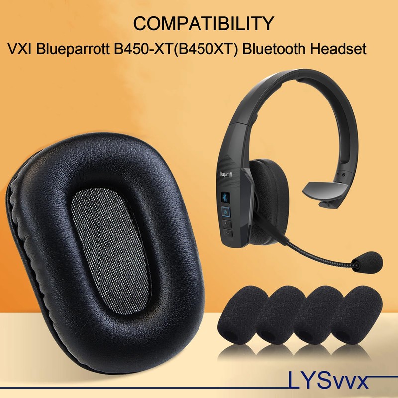 B450-XT Ear Pads and Microphone Foam - Replacement Kit for