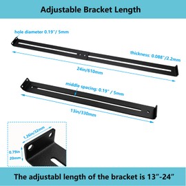 Wdwlbsm Drawer Repair Kit,Furniture Repair Accessories Brackets Middle Mount to Reinforce and Repair Wooden/MDF/Chipboard Drawers Cabinet - Heavy Duty Steel Hardware Includes Screws