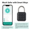 Relihom Combination Lock for Locker, Smart Padlock with Code TUYA