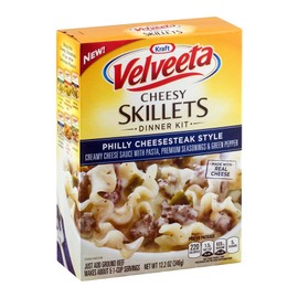 Kraft Velveeta Cheesy Skillets Dinner Kit Philly Cheesesteak Style 12.2 OZ (Pack of 6)
