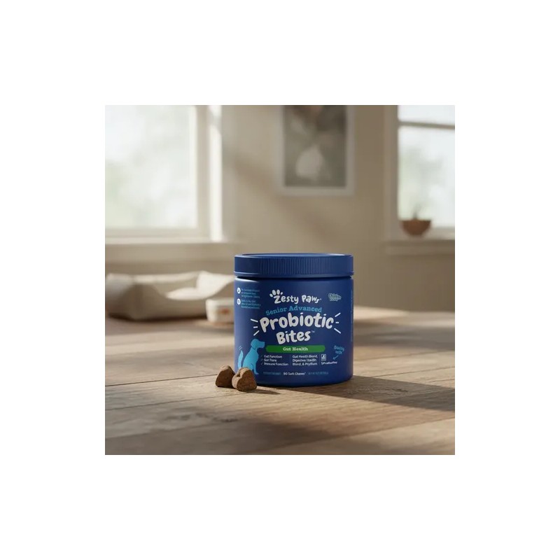 Snack Masticables Probiotico Zesty Paws Para Perros