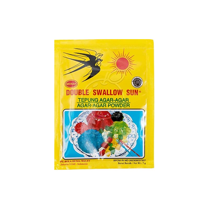 Swallow Agar Agar Gelee Pulver 7g rot