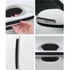 8 protectores de manija de puerta de coche, accesorios reflectantes