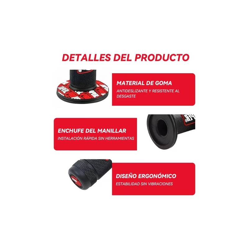 4pcs Puños Protaper Para Moto 78 Excelenteagarrestunt Cross