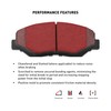 Dynamic Friction Company 5000 Advanced Brake Pads - Ceramic 1551-2381-00-Rear