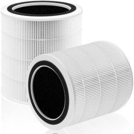 Pulluty (2 Pack) H13 HEPA Replacement Filter For LEVOIT Core 400S Core 400S-P