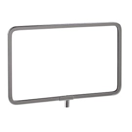 Retail Rack Chrome Frame Magnetic Base Sign Holder, 7" x 11" Card Display, 14" H - 1 Unit