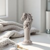 3D Horse Head Roman Column Silicone Mold for Candle Cement
