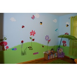 Ladybug Stencil for Painting Ladybugs on Walls and Furniture of a Classroom