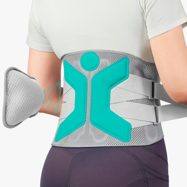 Back Brace for Lower Back Pain Relief, 4D Stretch Lumbar