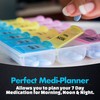 7 Day Pill Organizer, 3 Times a Day Pill Planner,Weekly