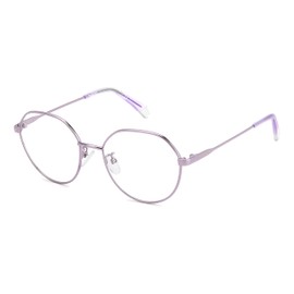 POLAROID Model PLD D490/G Ladies Oval Metal Eyeglass Frame (Includes Glasses Case)