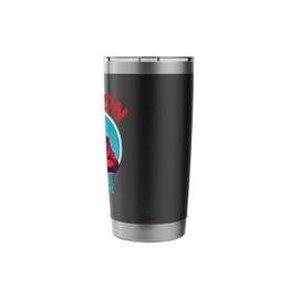 Santa Reindeer Venison Funny Christmas Stainless Steel Insulated Tumbler
