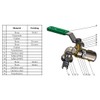 Resistant Handy Brass Garden Hose Tap 3/4" BSP Ball Valve