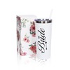 Nwvuop Bride to Be Cup With Straw - Bridal Shower