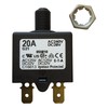 E-T-A Circuit Protection and Control 1658-G21-01-P10-20A, Circuit Breaker; Therm; Push;