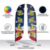 LookOurWay Feather Flag Banner - 12 Feet Tall Advertising Flags
