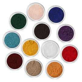 Mikinona 2sets Velvet Nail Art Powder for DIY Manicure Shades of Plush Decorative Powder for Professional Salon Nail Decor and Home Use