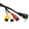 3ft 3.5mm Male / 3 Rca, Camcorder Cable, 3 Ft