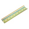 sourcing map 1 Pcs DIN Rail Slotted Iron Mounting Guide