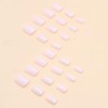 Short Press on Nails Square Fake Nails Light Pink Full
