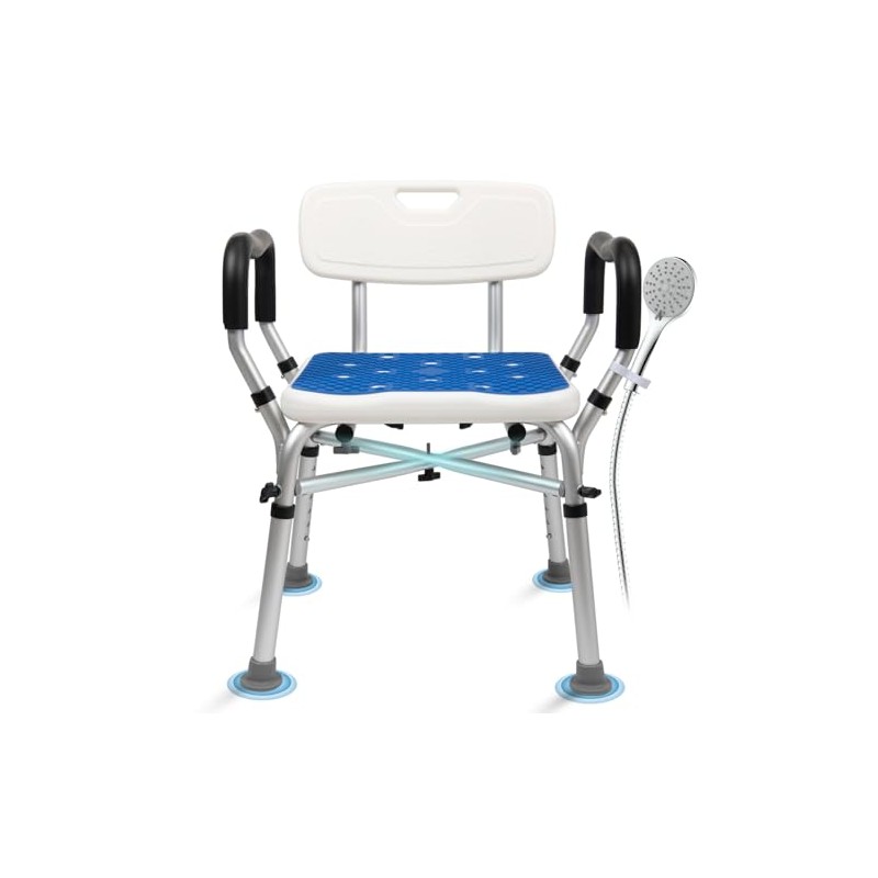 Shower Chair for Inside Shower 500lbs - Bariatric Shower Seat