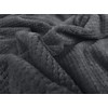 Bear & Panda Waffle Flannel Fleece Mink Throw - Sofa/Bedspread/travel