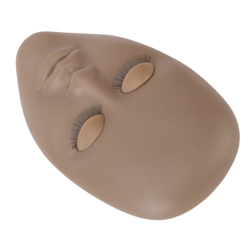 Lash Mannequin Head Reusable Soft Rubber 3D Effects Replaced Eyelids