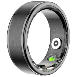 Smart Rings for Men Women with Heart Rate Monitor HR Sleep Tracker Smart Health Ring Fitness Tracker Calories Step Counter Waterproof Compatible with iOS Android