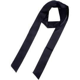 Jizlan Black Satin Ribbon Belt Long Sash Belt Wedding Dress Bridal Waist Robe Replacement Special Occasion Accessories for Girls Women