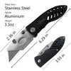 XIPHIAS Professional 4 Folding Utility Knife - Premium Heavy Duty