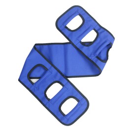 Obbomed MB-2920 - Cinturón de seguridad para enfermera con asa para personas mayores, para personas mayores discapacitadas, color azul, tamaño 46,5 x 7,1 pulgadas