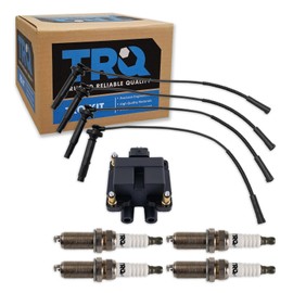 TRQ Ignition Coil and Spark Plug Kit 6 Piece Iridium Spark Plugs Compatible with 2005 Subaru Legacy 2005-2006 Outback