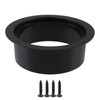 Geesatis 6 Inch Duct Connector Flange,ABS Straight Pipe Flange,Dust Collection