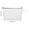 PATIKIL 10.2 x 5.5 Canvas Makeup Bags with Strap, 10