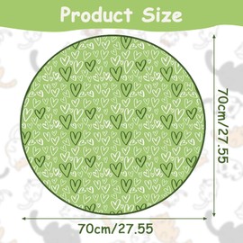 WUSANNA Interactive Cat Toy, Paw Hunting Cat Toy, Interactive Cat Toy, 2-in-1 Cat Toy Mat, Interactive Toy, Stimulates Hunting Instincts (Green)