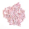 100 Mini wooden pegs (Light Pink)