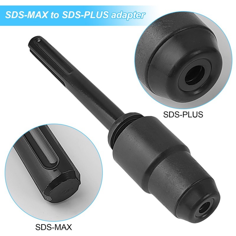 SDS Max to SDS Plus Drill Chuck Adapter, 220mm SDS