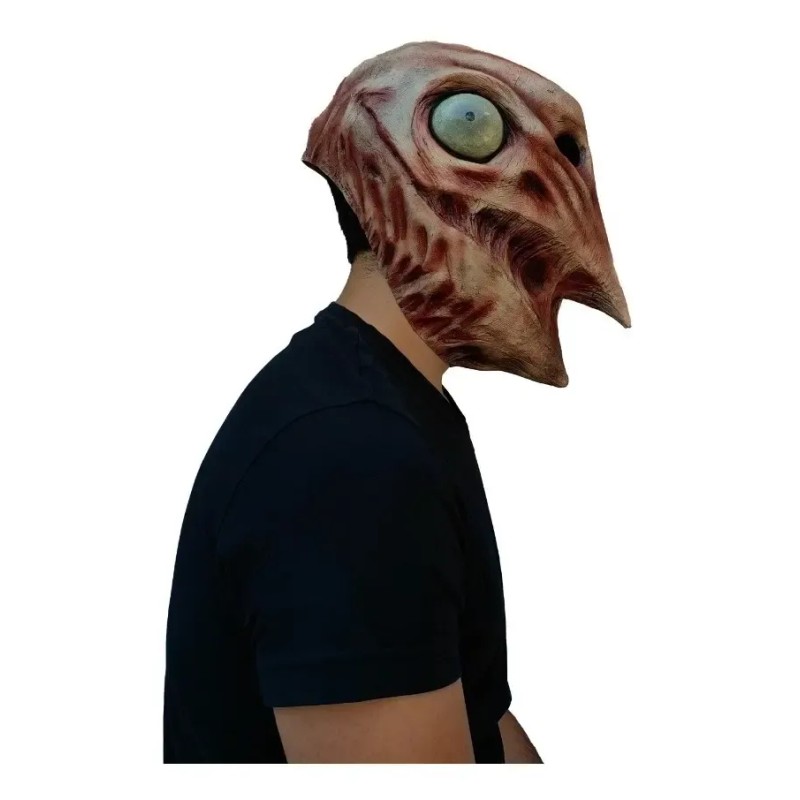 Máscara Creepypasta Pájaro Mutante Big Halloween Terror Color Carne
